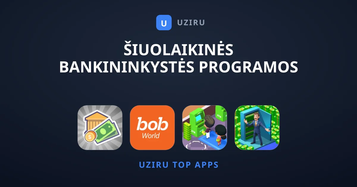 Šiuolaikinės Bankininkystės Programos ir Žaidimai